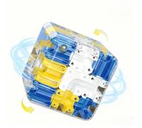 3D Marble Maze Cube Puzzle for Adults & Kids - Challenging Brain Teaser & Fidget Toy, Logic Thinking Training Game, Stress Relief Cube