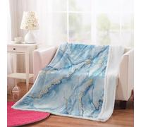 3D Marble Throw Blanket 150x200cm Microfiber Fleece Ultra Soft Cozy Plush Warm Marble Sherpa Blanket All Season for Home Couch Bed Chair Travel（Pattern 4-7）