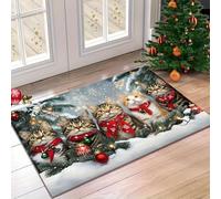 3d mas Carpet Cute Cat Floor Mat Doormat Welcome Mat Outdoor Carpet Living Room Carpet Rug For Bedroom Home oration-60x90cm