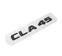 3D Matte Black CLA 45 Car Emblem CLA45 Car Trunk Rear Letters Word Emblema Badge Sticker Auto Turbo Logo(Matte black-convex)