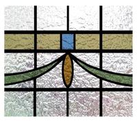 3D Matte Stained Glass Window Film Privacy Frosted Static Cling Multicolor Multiple Sizes(20,40X28cm)