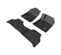 3D MAXpider All-Weather Floor Mats for HYUNDAI Kona 2019-2024+ Custom Fit Car Floor Liners, Kagu Series (1st & 2nd Row), Black