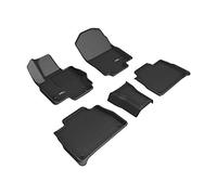 3D MAXpider All-Weather Floor Mats for Mercedes-Benz GLE-Class 5-Seater 2020-2022 Custom Fit Car Floor Liners, Kagu Series (1st & 2nd Row, Black)