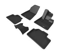 3D MAXpider All-Weather Floor Mats for VOLVO XC40 Recharge 2022-2024+ Custom Fit Car Floor Liners, Kagu Series (1st & 2nd Row), Black
