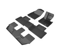 3D MAXpider All-Weather Floor Mats for VOLVO XC90 (T6) 2015-2024+ Custom Fit Car Floor Liners, Kagu Series (1st & 2nd Row), Black
