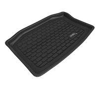 3D MAXpider All-Weather Rear Trunk Well Mat Liner for Tesla Model 3 2018-2023 Custom Fit Lower Storage Cargo Liner- Kagu Black