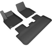 3D MAXpider Custom Fit Kagu Floor Mat (Black) Compatible with Tesla Model Y Juniper 2026 - Full Set