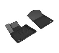 3D MAXpider Front Row Custom Fit All-Weather Floor Mats for 2021 Genesis GV80 - Kagu Rubber (Black)