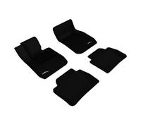 3D MAXpider - L1BM03701509 All-Weather Floor Mats for BMW 3 Series Sedan SDrive (F30) 2012-2018 Custom Fit Car Floor Liners, Kagu Series (1st & 2nd Row, Black)