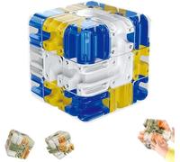 3D Maze Cube Ball for Adults & Kids, Labyrinth Puzzle Brain Teaser Game, Educational Learning Toys for Logical Thinking, Family Board Games, Durable Puzzle Cube Gift for Birthday and Holidays