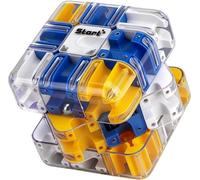 3D Maze Cube Ball for Adults & Kids, Labyrinth Puzzle Brain Teaser Game, Educational Learning Toys for Logical Thinking, Family Board Games, Durable Puzzle Cube Gift for Birthday and Holidays