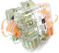 3D Maze Cube Ball for Kids, Labyrinth Puzzle Brain Teaser Game,Spatial Awareness Brain Training Educational Focus Game Gift for Adults Teens (Orange)