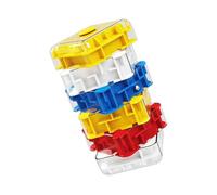 3D Maze Cube, Educational Labyrinth Puzzle Game, Challenging Brain Teaser Toy for Kids, Fun STEM Activity for Boys and Girls, Perfect for Travel, School, Parties, Road Trips, Summer Camp, and Birthday