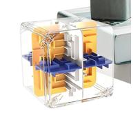 3D Maze Cube - Educational Logic Puzzle Toy, Spatial Thinking Challenge Game with Precision Path Design, Cognitive Skill Builder with Control, Learning Item, Problem Solving for Classroom 24 Sided