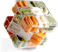 3D Maze Cube, Labyrinth Maze Puzzle Cube, Logical Challenge 3x3 Maze Puzzle Cube for Stress Relief & Logic Development for Teens, Gifts for Birthday and Holidays (A)