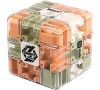 3D Maze Cube Puzzle-Brain Teaser Labyrinth Ball Game for Kids & Adults |Stress Relief, Focus Training, Smart Logic Toy |Colourful 3D Puzzle Box for Boys & Girls (Portable Skill-Building Challenge)