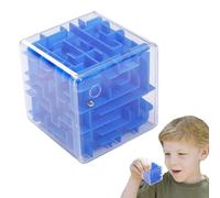 3D Maze Cube Puzzle - Marble Maze Game | Children's Educational Toy | 6x6x6cm, Hand-Eye Coordination, Sensory Development, Color Recognition, For Kids 3+, Travel-Friendly