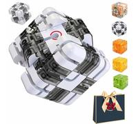 3D Maze Magic Cube & Ball, Large Labyrinth 3D Puzzles Maze Cube - Engaging Brain Teaser Toy, High - Difficulty Puzzle, Brain Training Puzzle(Grey)
