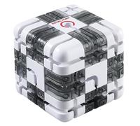 3D Maze Puzzle Cube - Brain Teaser Logical Challenge Toy | Spatial Awareness Cognitive Development | 8.5cm, PVC+PP, 3x3 Maze Puzzle for Kids Boys Girls Age 3+, Travel Classroom Playroom Birthday Gift