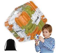 3D Maze Puzzle Cube, Large Labyrinth 3D Maze Cube - Engaging Brain Teaser Toy, 3x3 Logic Rolling Ball Mazes Game, Brain Teaser Puzzles for Adults (Yellow-Green)