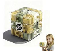3D Maze Puzzle Cube, Logical Challenge Puzzle Maze Cube Toy, Interactive Mazes Ball Puzzles Toy, Educational Focus Game, For Stress Relief, Logic Development