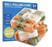 3D Maze Puzzle Cube Maze Ball - 3D Puzzle for Kids & Adults, Labyrinth Game Cube, IQ Brain Teaser, Stress Relief Toy, Educational 3D Puzzle, Family Games for Kids & Teens Age 6-12+