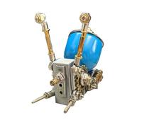 3D Mechanical Metal Puzzle Snail for Teen Adults to Build, Steampunk Bionic Animals Insects Assembly Model Kit, Natural Science Class Display, Office or Home Decorations (89PCS/Blue)