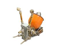 3D Mechanical Metal Puzzle Snail for Teen Adults to Build, Steampunk Bionic Animals Insects Assembly Model Kit, Natural Science Class Display, Office or Home Decorations (89PCS/Orange)