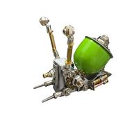 3D Mechanical Metal Puzzle Snail for Teen Adults to Build, Steampunk Bionic Animals Insects Assembly Model Kit, Natural Science Class Display, Office or Home Decorations (89PCS/Green)