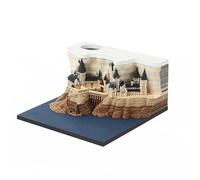 3D Memo Pad, 2024 Desk Calendar Memo Pad, Creative Desk Calendar DIY Notes Notepad, 3d notepad paper sculpture gift, 3D Art Calendar, Desk Calendar Magic Castle (Normal)