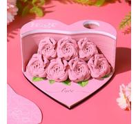 3D Memo Pad 2026 Paper Carving Art 3D Sticky Notes Convenience Post Notes Marriage Tree, 3D Rose Story Sticky Notes with Pen Holder, for Anniversary Valentine's Day Gift, Christmas Decorations