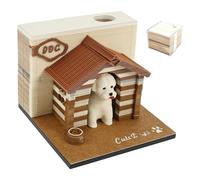 3D Memo Pad - 3D Art Calendar 2026,Tear Away Calendar Paper Sculpture DIY Notes Creative Desk Paper Art for Basketball/Soccer/Tennis Fans Unique Creative Gifts (Pet House)