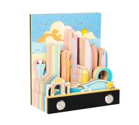 3D Memo Pad, 3D City Calendar 2026, Three Dimensional Urban Architecture Paper Away Tear Notepad, Carving Piece Cal Time