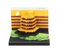 3D Memo Pad,Artsy Pads,Exquisite Creative Non-Stick Sticky Note,Famous Architectural Paper Sculpture Models Desktop Decoration Ornaments,DIY Hand Torn 3D Notepad Gifts
