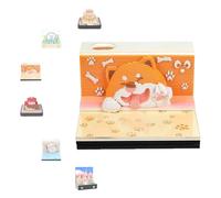 3d Memo Pad Calendar 2026, 3d Calendar Paper Carved Notes, Creative And Fashionable, Home And Office Desktop Decoration, Multiple Styles To Choose From
