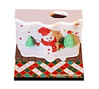 3D Memo Pad, Christmas Snowman Notepad Sculpture,Paper Art Tear-Off Sculpture Home Decor Advent Festival Holiday Planning Christmas Birthday Anniversaries Gifts
