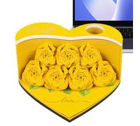 3D Memo Pad, Notepad, 156 Sheets Non-Sticky Post Notes - Non-Sticky Shaped Post Notes, Creative Paper Card Crafts, Scu Notes Notepad