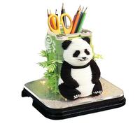 3D Memo Pad,Paper Art Panda 2026 Calendar Decor | Light Up Learning Planner for Students Work Home Living Room Bedroom Nightstand Bookshelf Decor Kids Adults