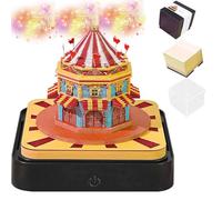 3D Memo Pad Time Piece Calendar 2026,3D Calendar DIY Notes Notepad Paper Carving Art Green Tree House,Interesting Desktop Decorations, Can Be Given As Gifts To Family, Friends