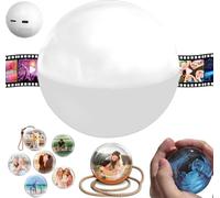 3D Memory Sphere, Crystal Ball Digital Photo Album, Ultrasound Memory Orb Video, Video Lamp Balls with Electronic Screen,Customizable LED Photo & Video Sphere, for Couples,Pets, Memory Gift