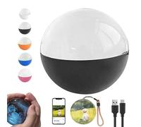 3D Memory Sphere with Digital Display, 2.76" Crystal Ball Video Player, Customizable Led Photo & Video,for Family MomentsAnniversary, Couples, Pets black