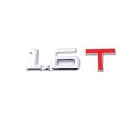 3D Metal 1.5T 1.6T 1.8T 2.0T 2.2T 2.4T 2.5T 2.8T 3.0T Car Sticker Emblem Badge Decal(1.6T)