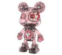 3D Metal Bear Model Kits Puzzle for Adults, 136PCS Trendy 3D DIY Metal Assembly Mechanical Animal Puzzles, Creative Decor Desktop Display Gifts (Primary Edition)