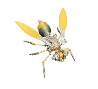 3D Metal Beetle Model Kits Puzzle for Adults, Steampunk 3D DIY Metal Assembly Insect Puzzles, Creative for Adults (118PCS)