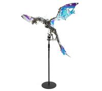 3D Metal Bloodthirsty Aurora Dragon Kit, Ideal for Collectors and as a Gift (Over 3000 Pieces/Includes Stand)