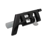 3D Metal Car Rear Trunk Badge Front Grill ABT Logo Emblem Sticker Decal(Grill Gloss Black,8.1cm x 3.2cm)