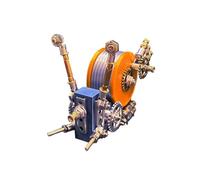 3D Metal Mechanical Snail Model Kit, DIY Assembly Steampunk Bionic Creature Construction Sculpture, Creative Desktop Display Ornament for Teens & Adults (125PCS/Slow Core)