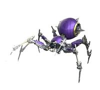 3D Metal Mechanical Spider Model Kit, Stainless Steel High-Difficulty DIY Assembly with 600+ Parts, Industrial Desk Display, Adult Collector Model