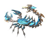 3D Metal Mechanical War Scorpion Kit - Bionic Full-Metal Animal Model Kits, Highly Articulated for Dynamic Poses | 1073-Piece to Build for Adults & Teens Home Office Decor & Collector's