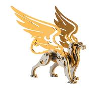 3D Metal Model Kit "Mechanical Grip" (Gold), Combines Mechanical Elements with Mythical Grip, High-Quality Metal Construction Provides an Exciting Building Experience